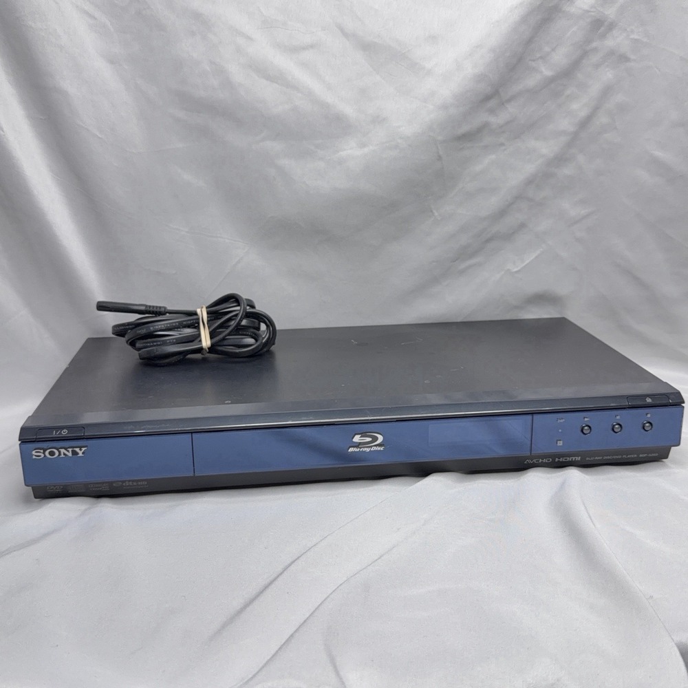 Sony BDP-S350 Blu-Ray Player w/ Power Cord & HDMI Cable No Remote Tested Working